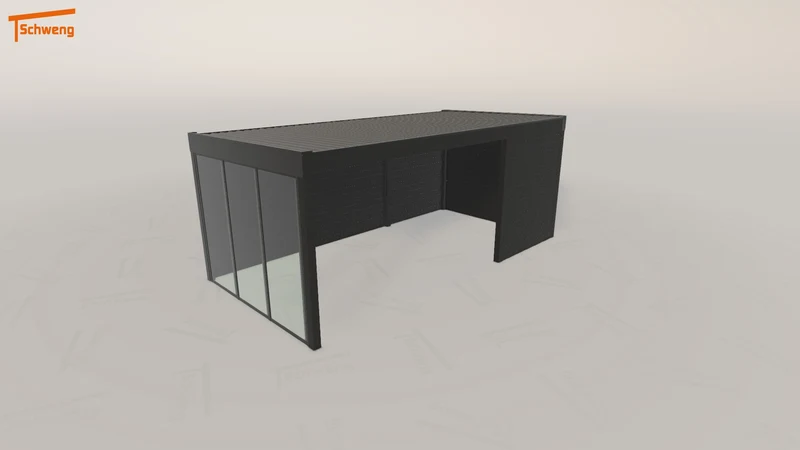 #DE Schweng Flachdachcarport C600 (ID zb3gzg) #MTG