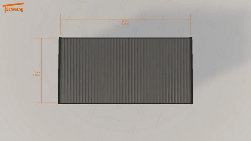 #DE Schweng Flachdachcarport C600 (ID zb3gzg) #MTG