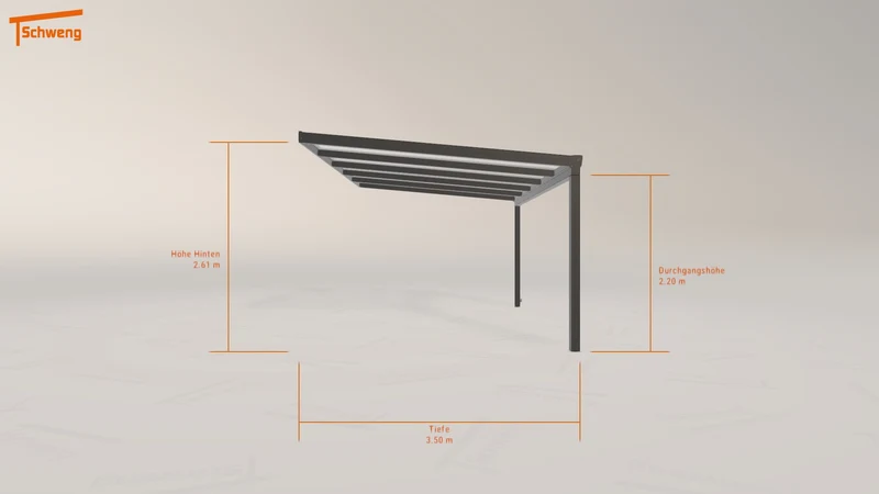 #DE Schweng Terrassenüberdachung S400 (ID 772mn2)