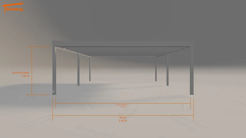 #DE Schweng Flachdachcarport C600+ (ID zb3gzv) #MTG