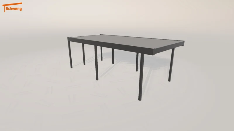 #DE Schweng Flachdachcarport C600 (ID bkdqdp)
