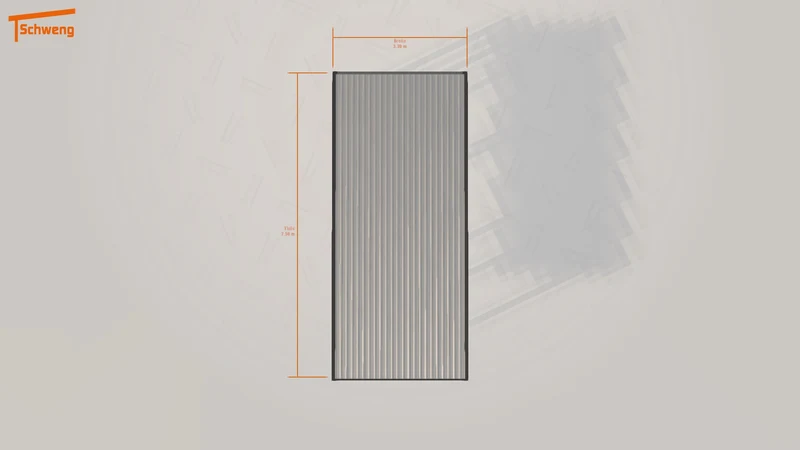 #DE Schweng Flachdachcarport C600 (ID zb353g) #MTG