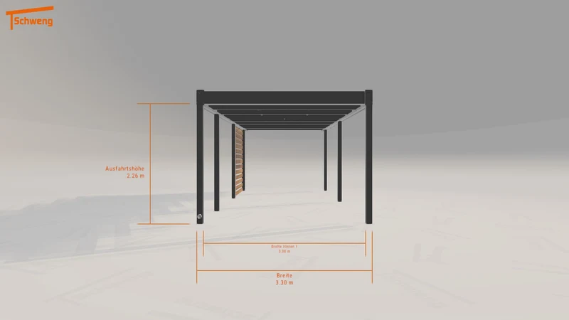 #DE Schweng Flachdachcarport C600 (ID 9wryr3) #MTG