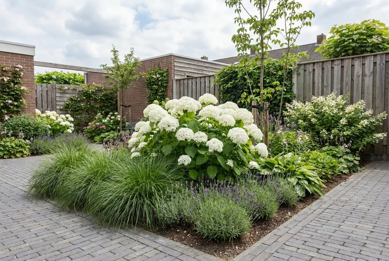 Hortensie (Hydrangea arborescens 'Annabelle' )