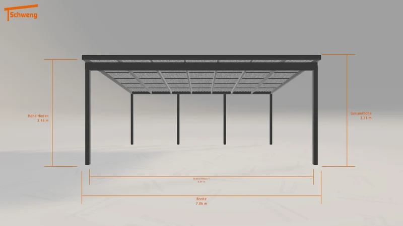 #DE Schweng Pultdachcarport S400 (ID w3jbby) #MTG