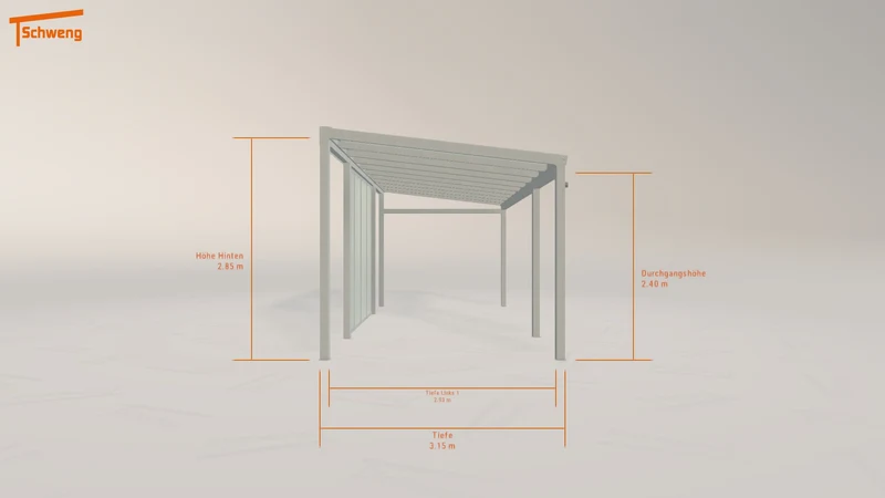 #DE Schweng Pultdachcarport S350 (ID 5m774q) #MTG