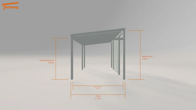#DE Schweng Pultdachcarport S350 (ID 5m774q) #MTG