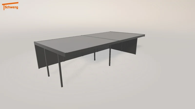 #DE Schweng Flachdachcarport C600+ (ID g7ddnp) #MTG