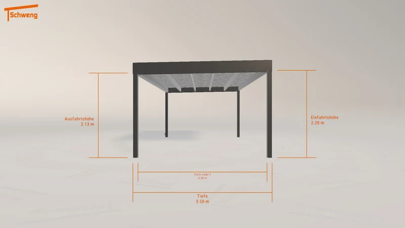#DE Schweng Flachdachcarport C600 (ID 5m7dvp) #MTG