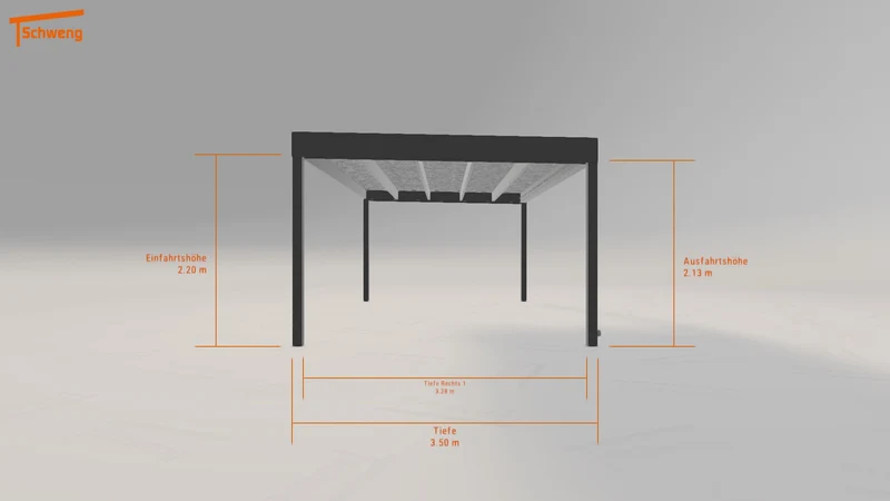 #DE Schweng Flachdachcarport C600 (ID 5m7dvp) #MTG