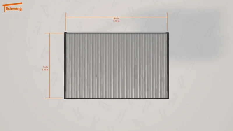 #DE Schweng Flachdachcarport C600 (ID 5m7dvp) #MTG