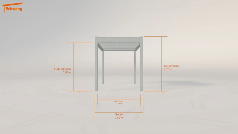 #DE Schweng Flachdachcarport C600 (ID 2q9k8d) #MTG
