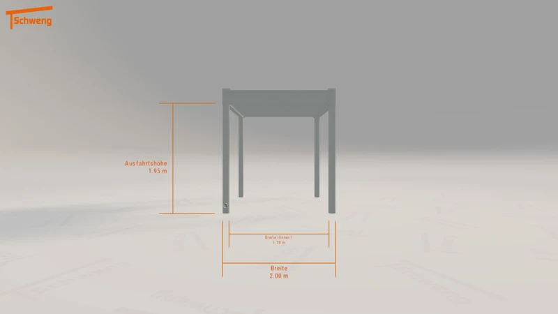 #DE Schweng Flachdachcarport C600 (ID 2q9k8d) #MTG
