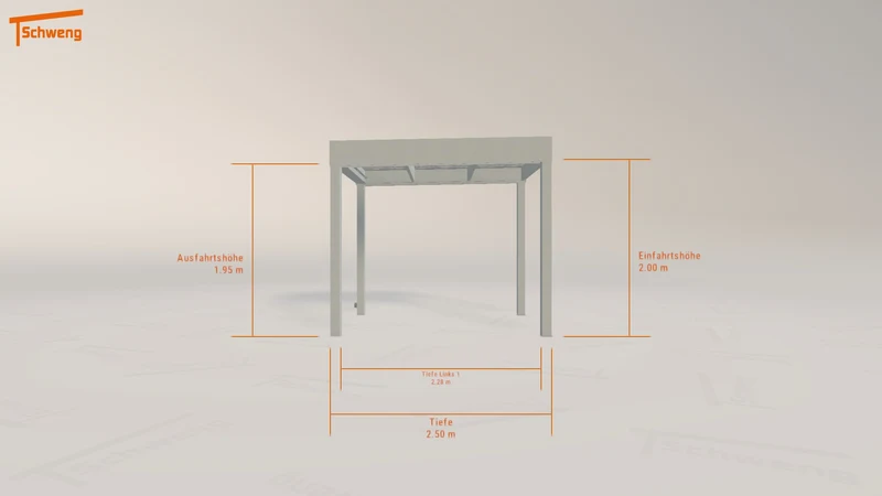 #DE Schweng Flachdachcarport C600 (ID 2q9k8d) #MTG