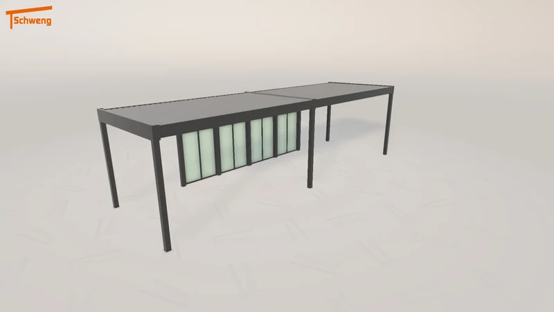 #DE Schweng Flachdachcarport C600 (ID mjvqrr) #MTG