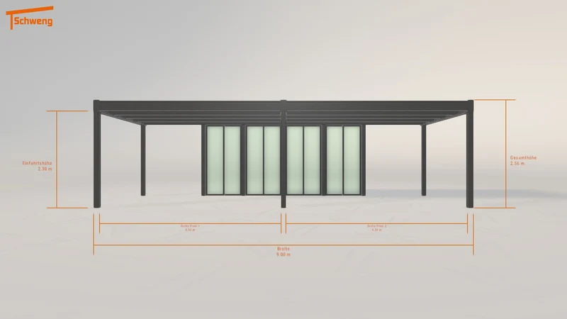 #DE Schweng Flachdachcarport C600 (ID mjvqrr) #MTG
