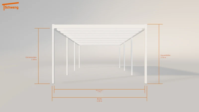 #AT Schweng Flachdachcarport C600 (ID 7729m2)