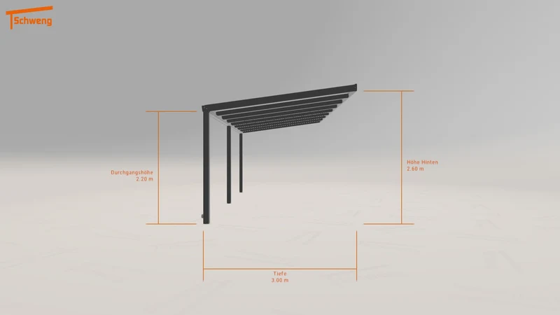 #DE Schweng Terrassenüberdachung S350 (ID x7z58n)