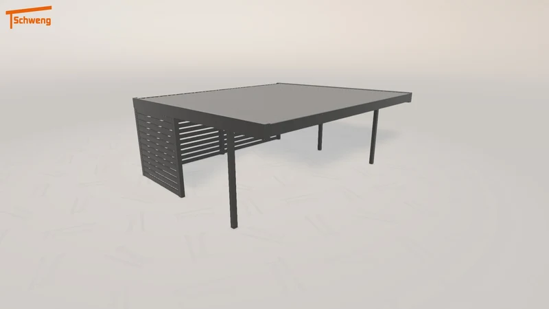 #DE Schweng Flachdachcarport C600+ (ID mjvr2w) #MTG