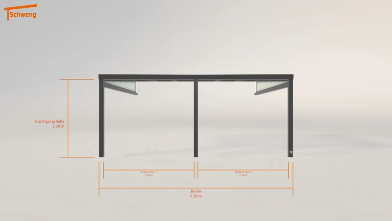 #DE Schweng Terrassenüberdachung S400 (ID zb3xwd)