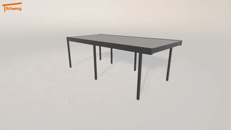 #DE Schweng Flachdachcarport C600 (ID 2q959d) #MTG