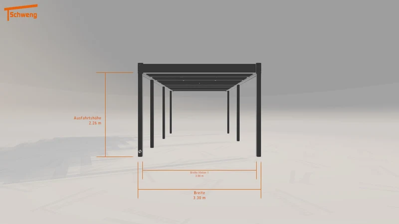 #DE Schweng Flachdachcarport C600 (ID dvdqd7) #MTG