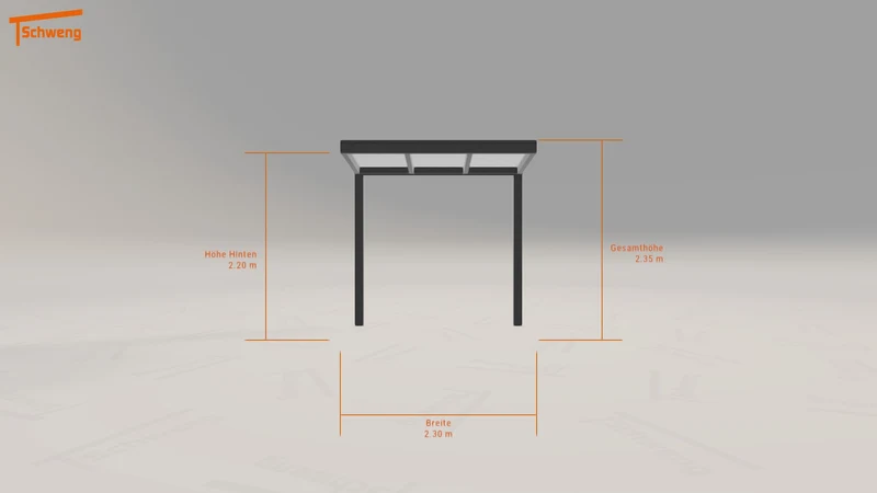 #DE Schweng Terrassenüberdachung S350 (ID n5vdww)