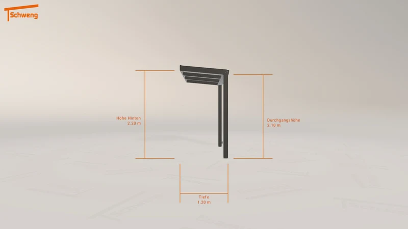 #DE Schweng Terrassenüberdachung S350 (ID n5vdww)