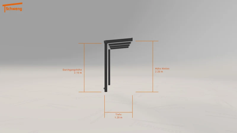 #DE Schweng Terrassenüberdachung S350 (ID n5vdww)