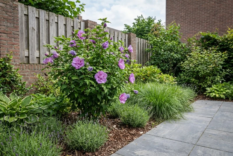 Eibischstrauch (Hibiscus syriacus 'Purple Chiffon')
