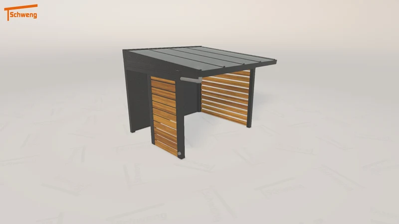 #DE Schweng Pultdachcarport S350 (ID mjv929) #MTG
