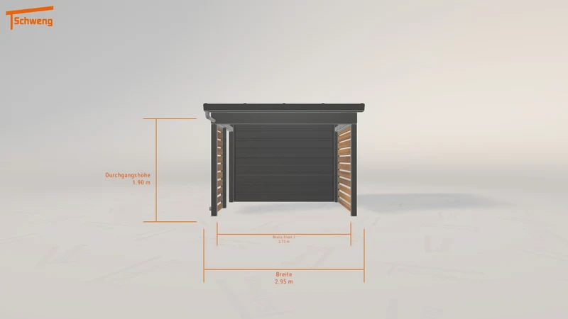#DE Schweng Pultdachcarport S350 (ID w3jbxy) #MTG