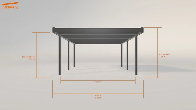#AT Schweng Flachdachcarport C600 (ID x7zp83)