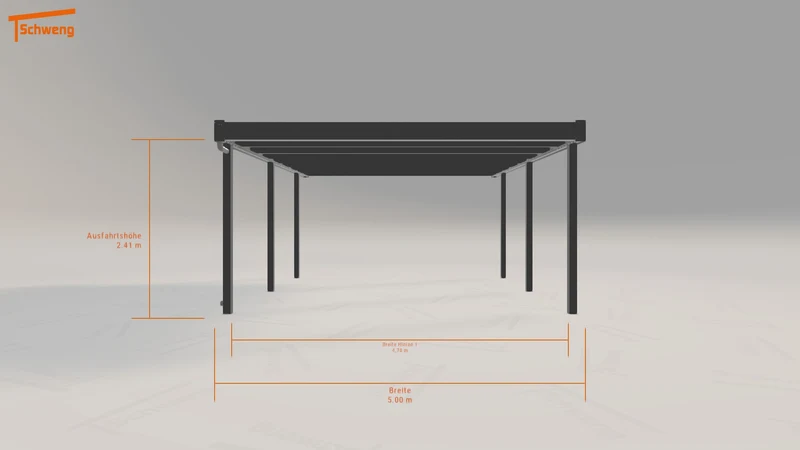 #AT Schweng Flachdachcarport C600 (ID x7zp83)