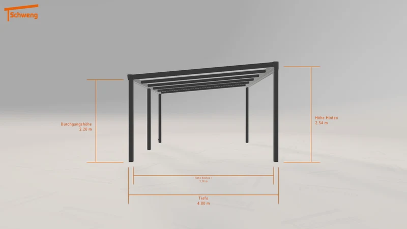 #DE Schweng Terrassenüberdachung S400 (ID 772jbq)