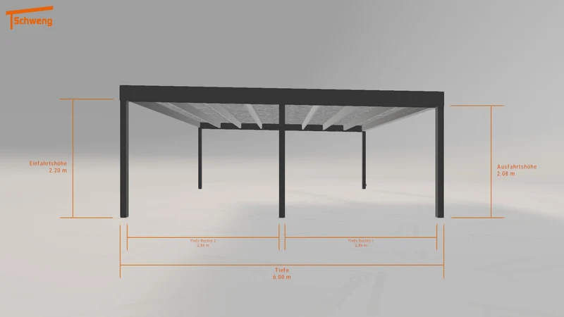 #DE Schweng Flachdachcarport C600 (ID 425527) #MTG