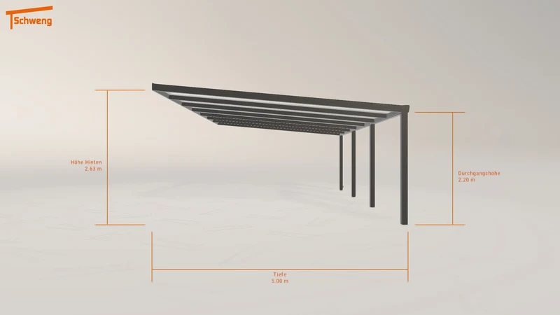 #DE Schweng Terrassenüberdachung S400 (ID 2q99n9)