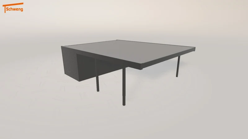 #DE Schweng Flachdachcarport C600 (ID rjyyp2) #MTG