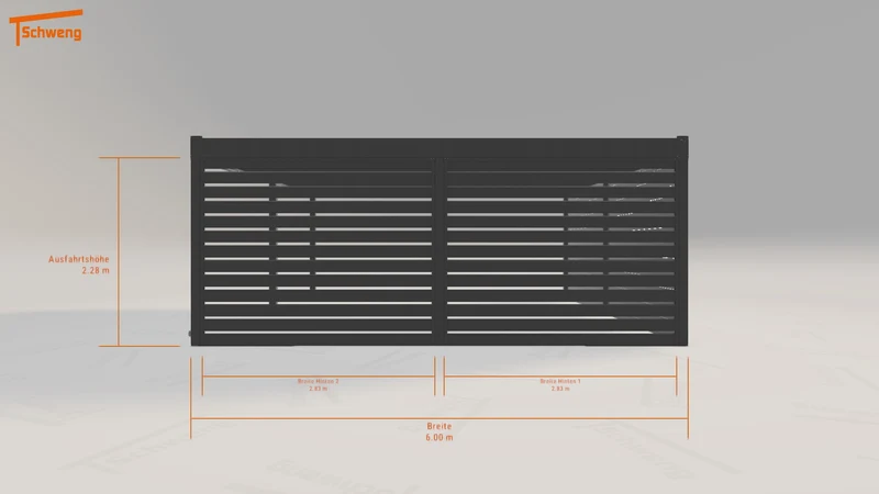 #DE Schweng Flachdachcarport C600+ (ID dvd8w3) #MTG