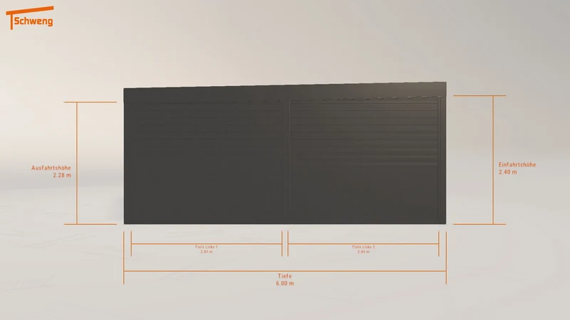 #DE Schweng Flachdachcarport C600+ (ID dvd8w3) #MTG