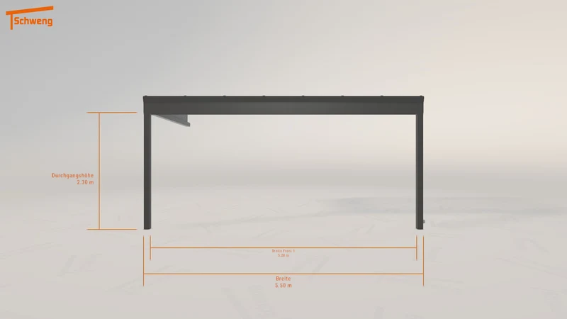 #DE Schweng Pultdachcarport S350 (ID ygzk5k)