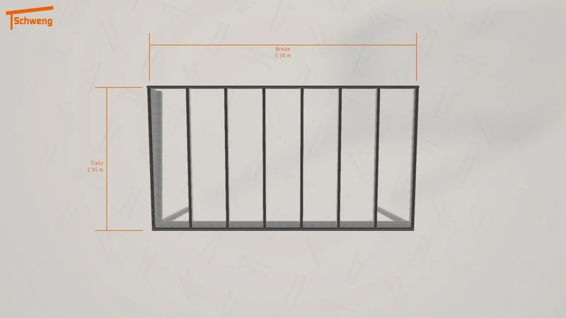 #DE Schweng Pultdachcarport S350 (ID ygzk5k)