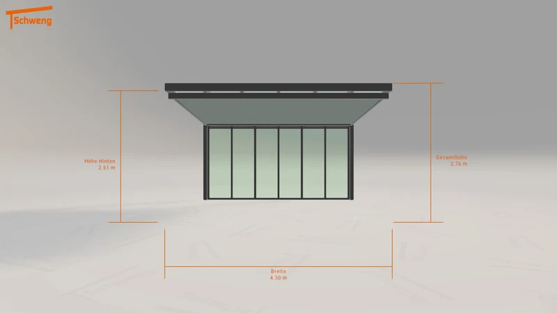 #DE Schweng Terrassenüberdachung S350 (ID k2vjym)