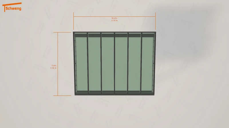 #DE Schweng Terrassenüberdachung S350 (ID k2vjym)