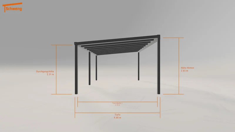 #DE Schweng Terrassenüberdachung S400 (ID jjg8nb)
