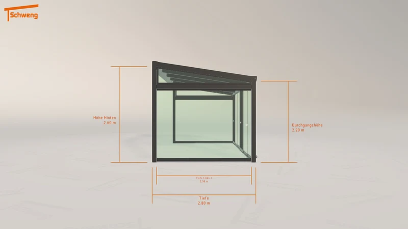 #DE Schweng Terrassenüberdachung S400 (ID g7d83p)