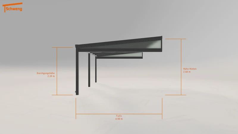 #DE Schweng Terrassenüberdachung S400 (ID 5m799k)