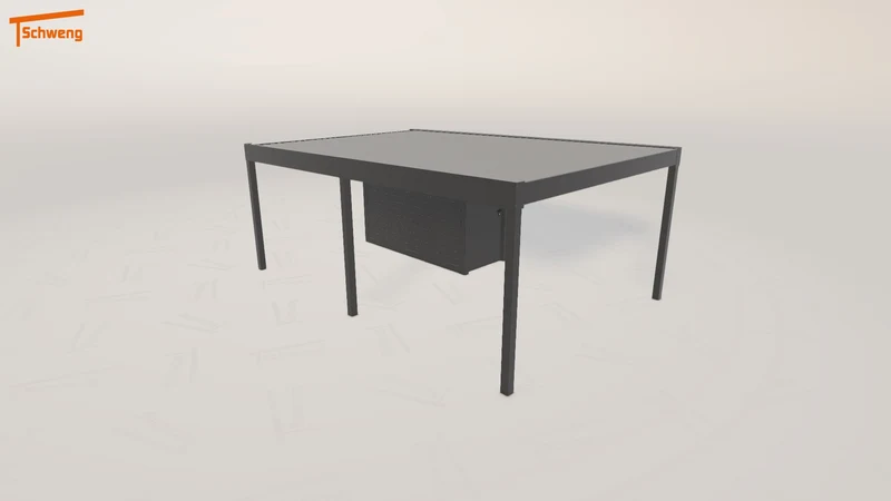 #DE Schweng Flachdachcarport C600 (ID 33y8jg) #MTG