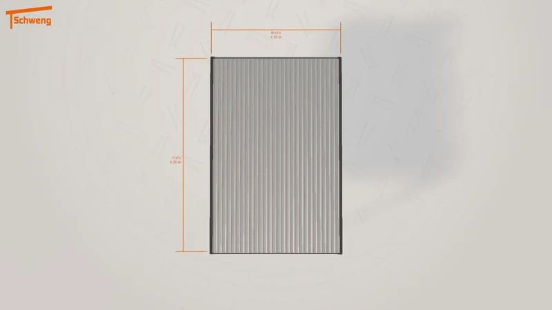 #DE Schweng Flachdachcarport C600 (ID 33y8jg) #MTG