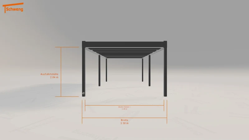#DE Schweng Flachdachcarport C600 (ID bkdqkg) #MTG